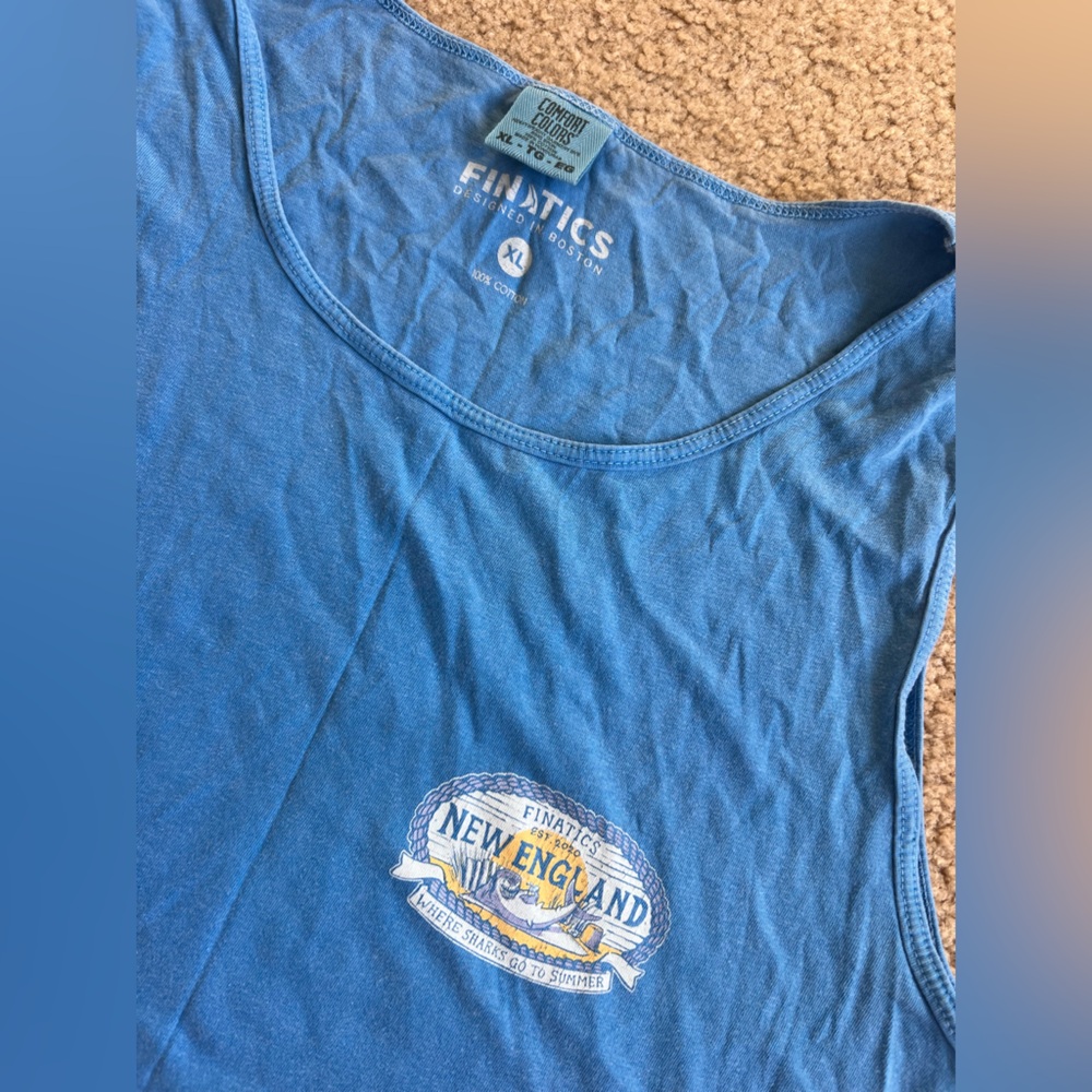 Finatics Blue Tank Top - Picture 2 of 3
